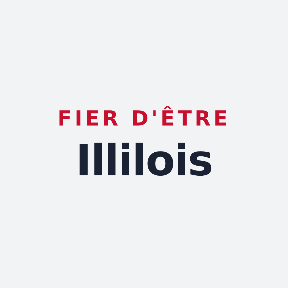 Poster « Fier d'être Illilois » — design pour Illies