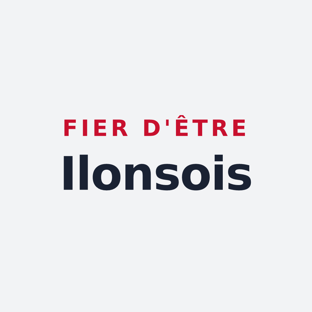 Poster « Fier d'être Ilonsois » — design pour Ilonse