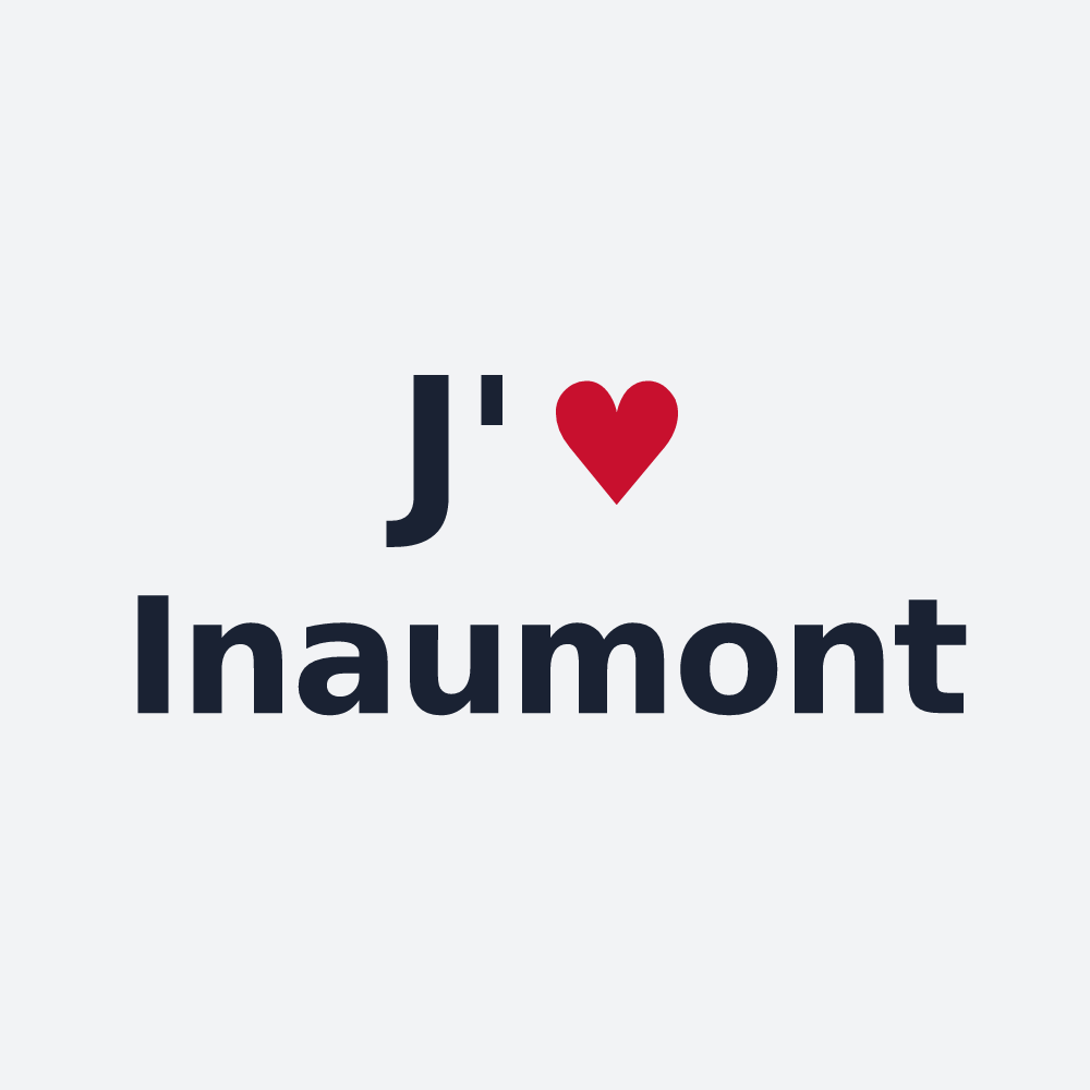 Poster personnalisé Inaumont — design J'aime Inaumont