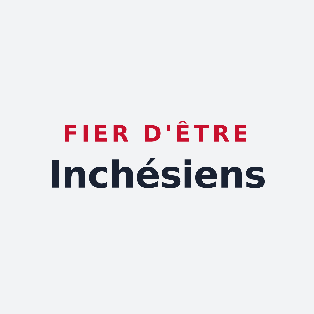 Poster « Fier d'être Inchésiens » — design pour Inchy