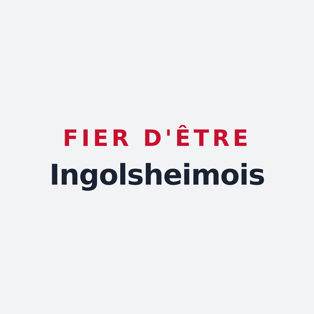 Poster « Fier d'être Ingolsheimois » — design pour Ingolsheim