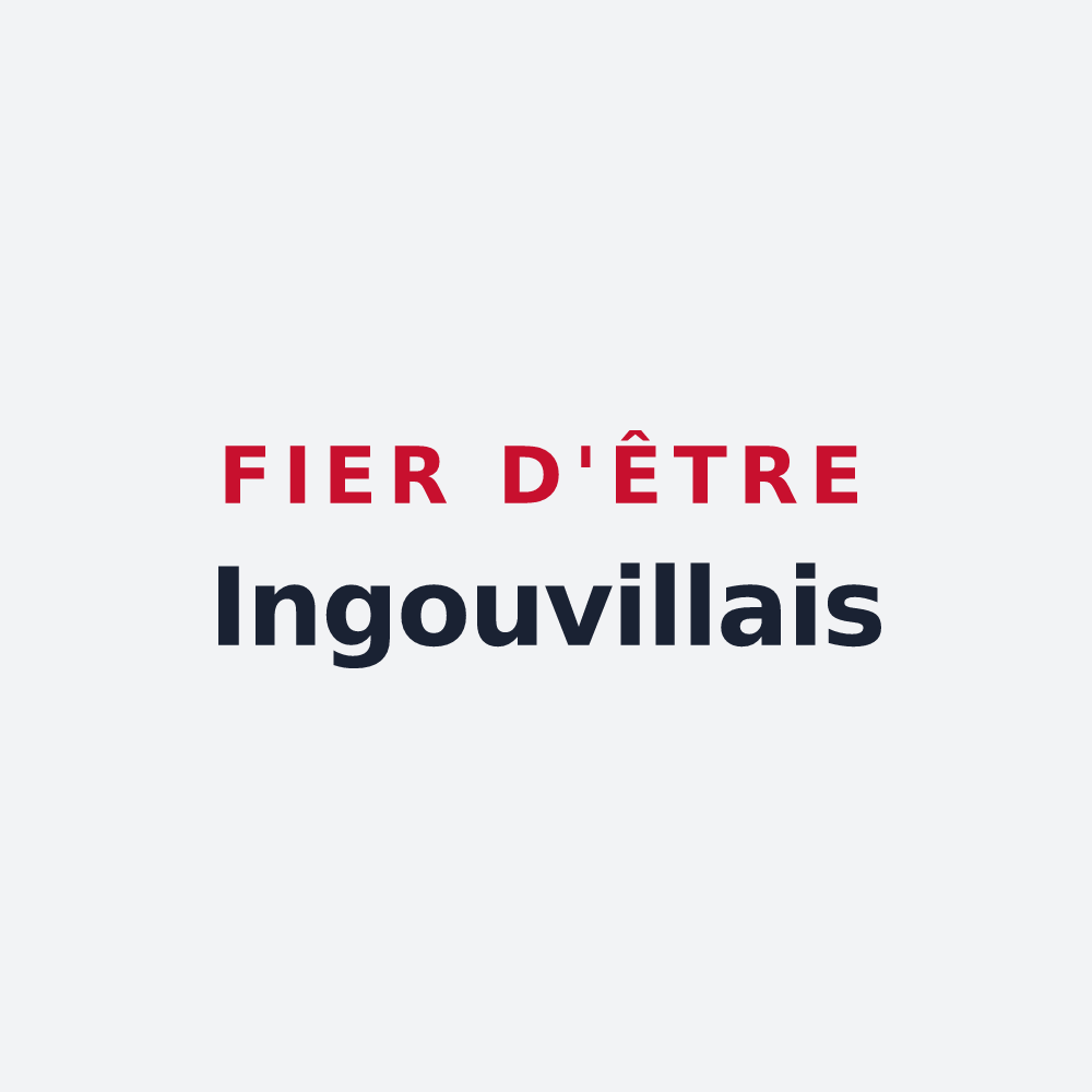 Poster « Fier d'être Ingouvillais » — design pour Ingouville