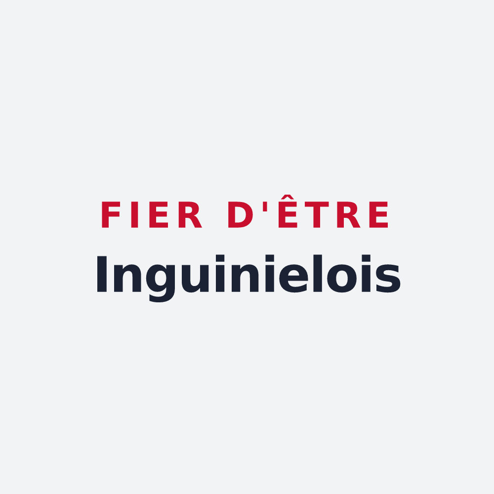 Poster « Fier d'être Inguinielois » — design pour Inguiniel