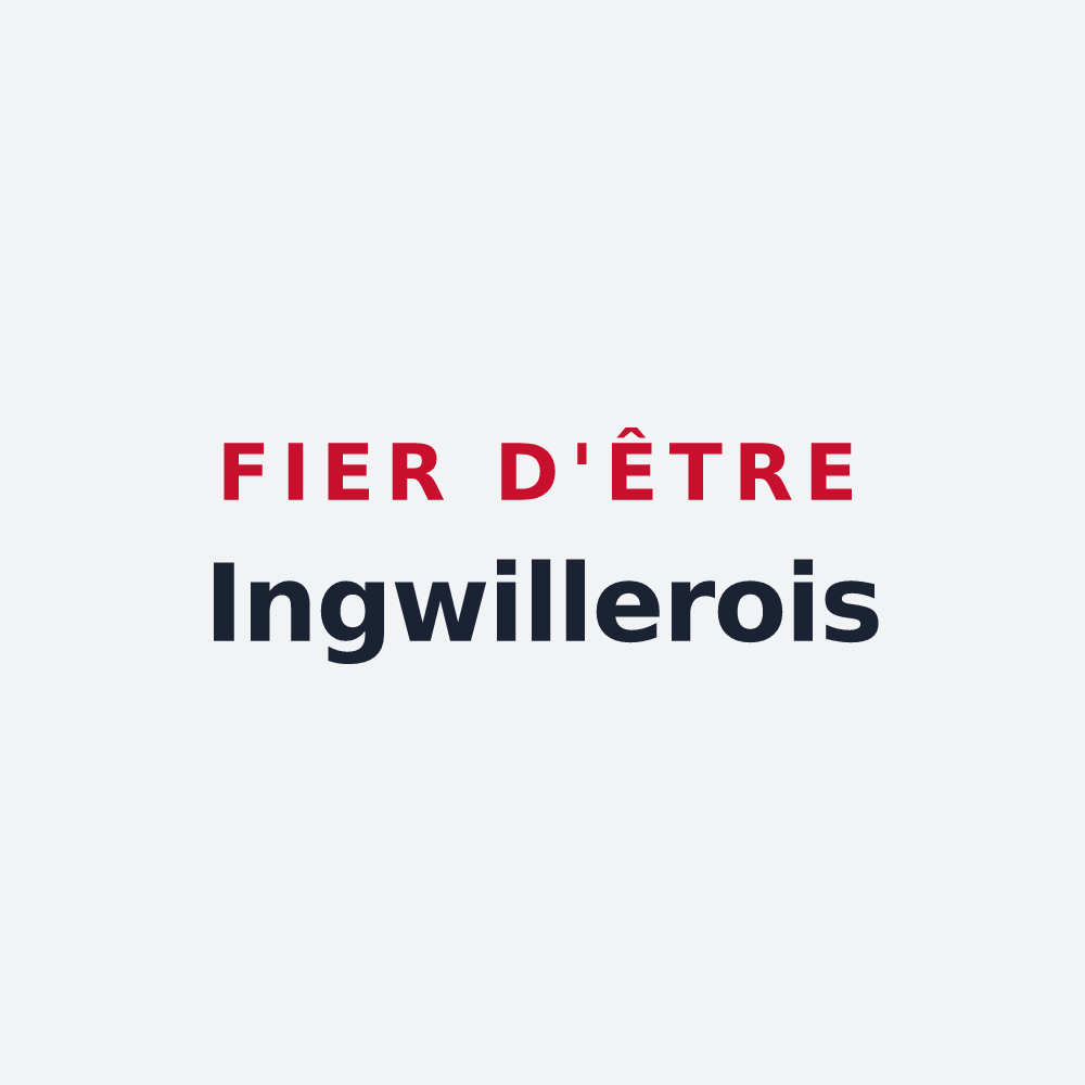 Poster « Fier d'être Ingwillerois » — design pour Ingwiller