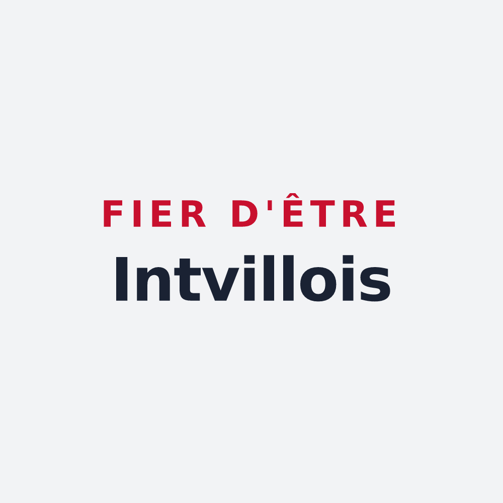 Poster « Fier d'être Intvillois » — design pour Intville-la-Guétard