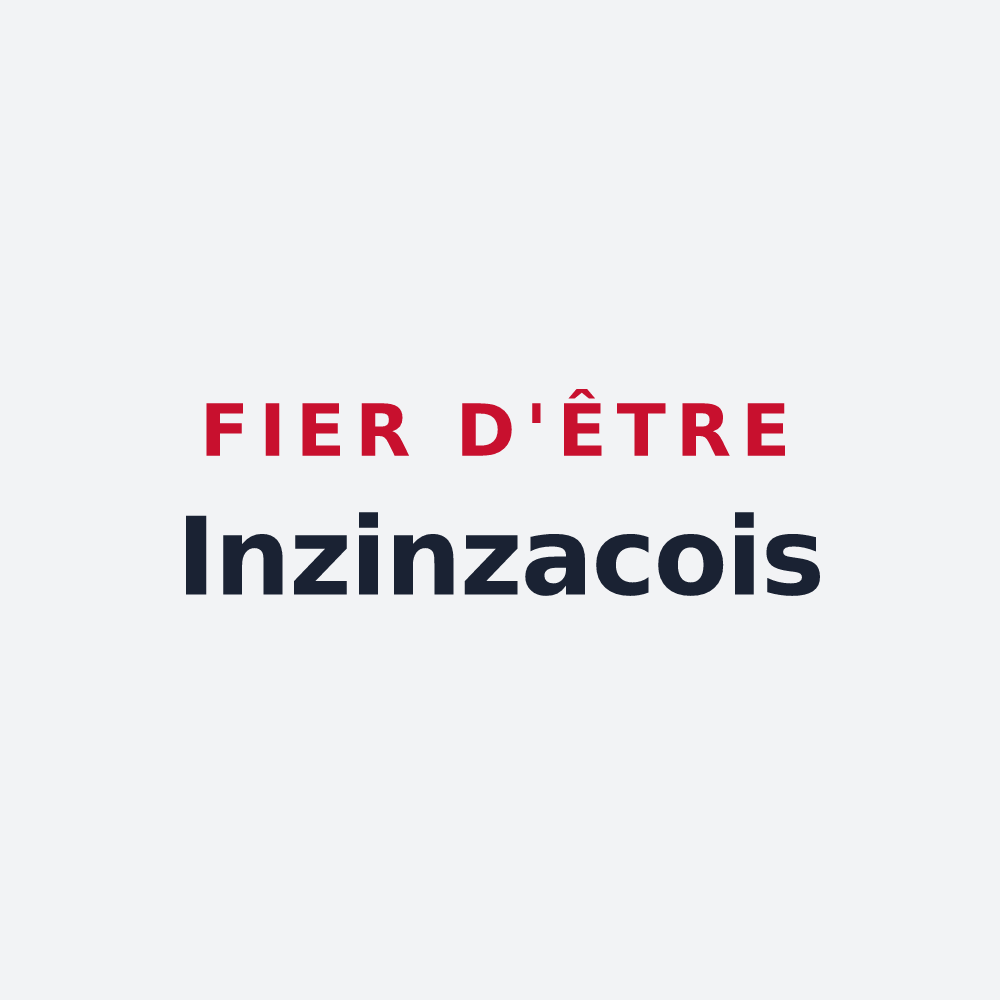 Poster « Fier d'être Inzinzacois » — design pour Inzinzac-Lochrist