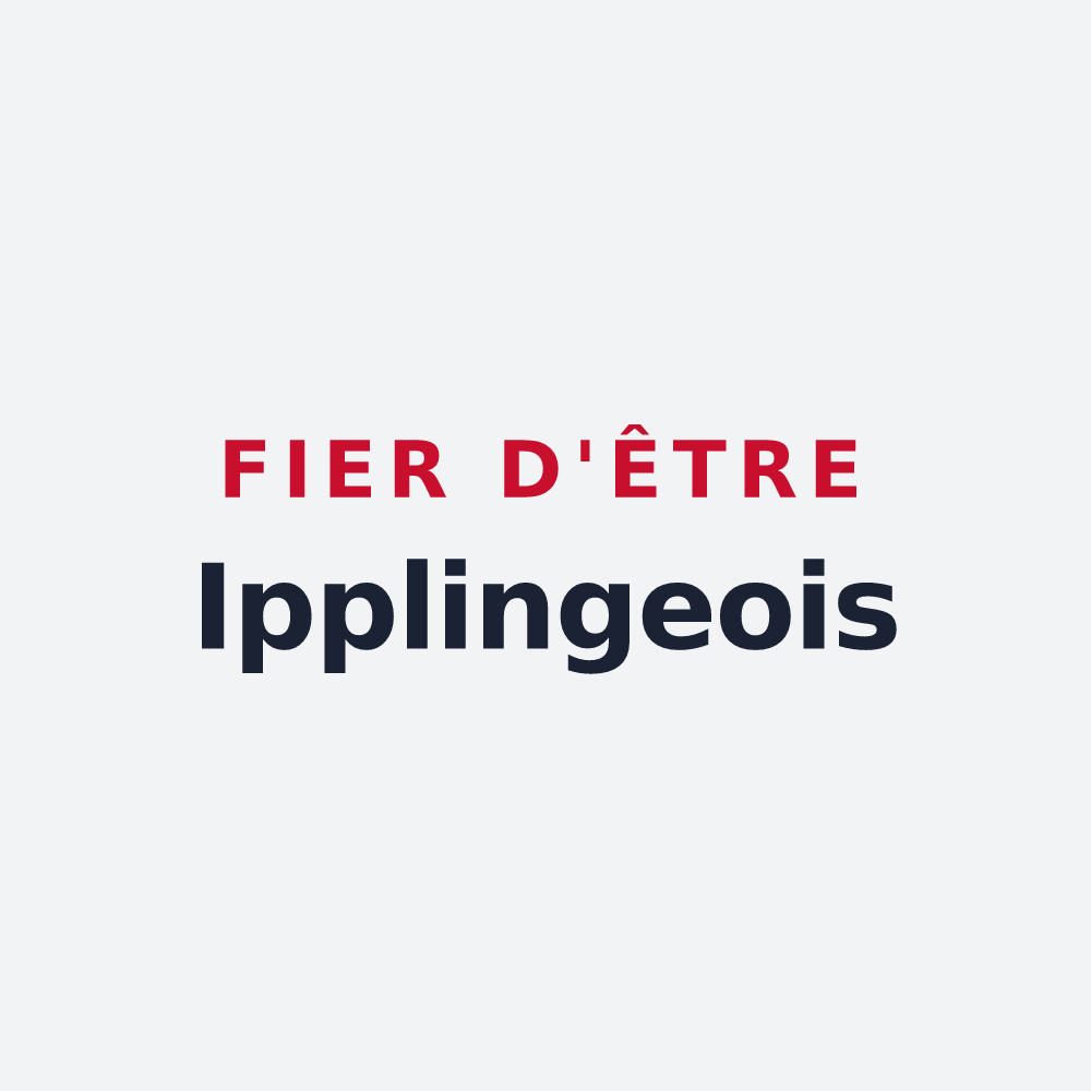 Poster « Fier d'être Ipplingeois » — design pour Ippling