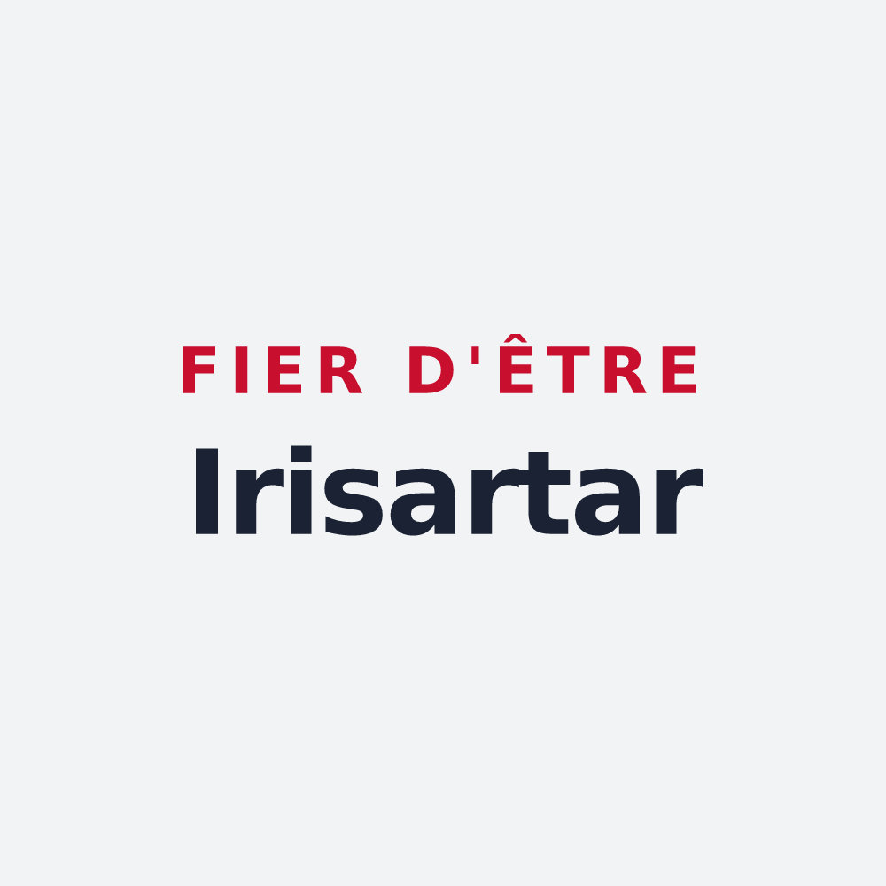 Poster « Fier d'être Irisartar » — design pour Irissarry