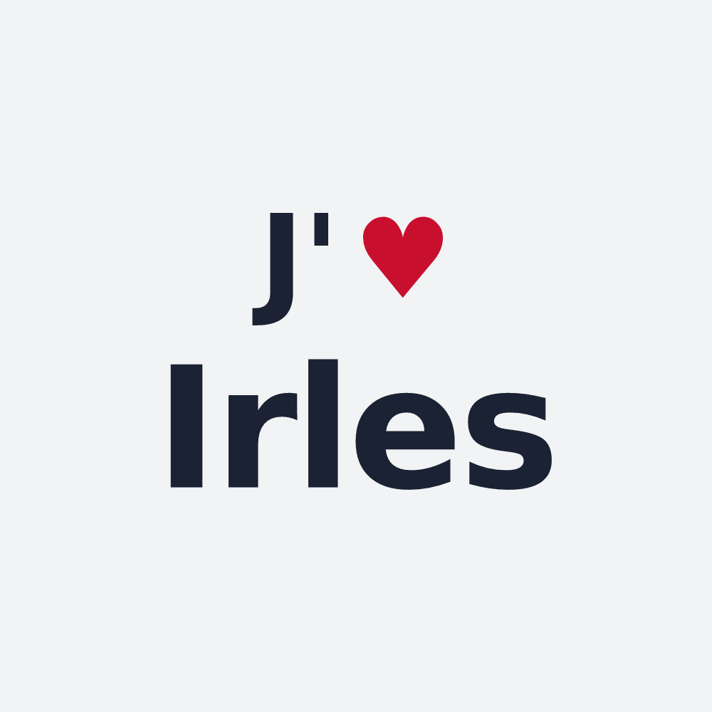 Poster personnalisé Irles — design J'aime Irles