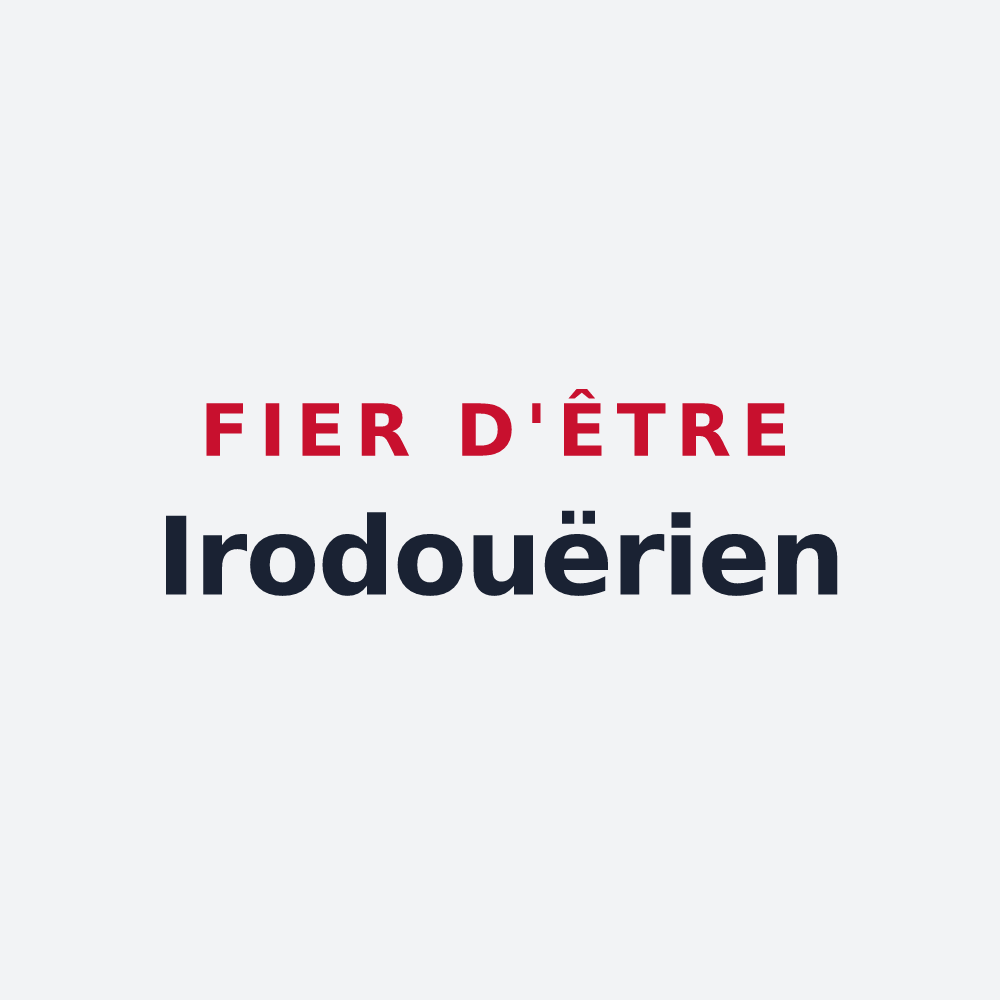Poster « Fier d'être Irodouërien » — design pour Irodouër