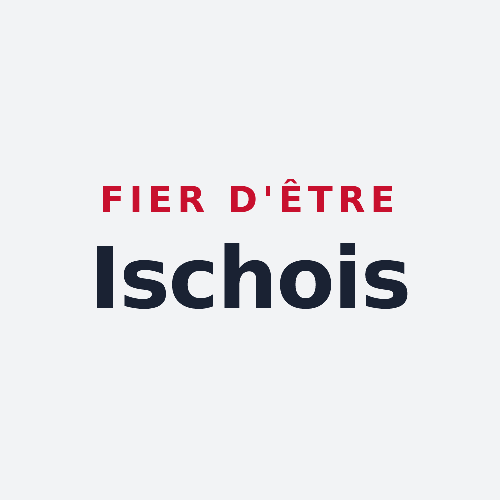 Poster « Fier d'être Ischois » — design pour Isches