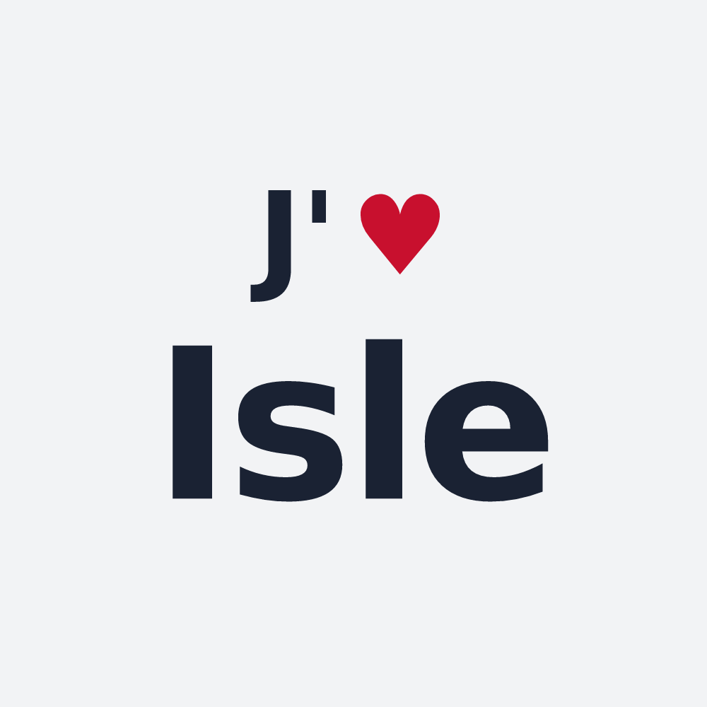 Poster personnalisé Isle — design J'aime Isle