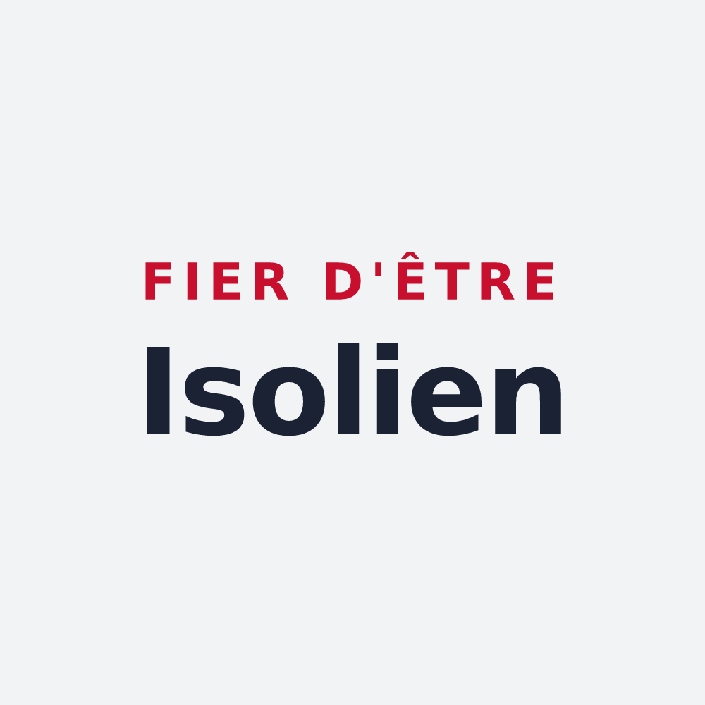 Poster « Fier d'être Isolien » — design pour Isola