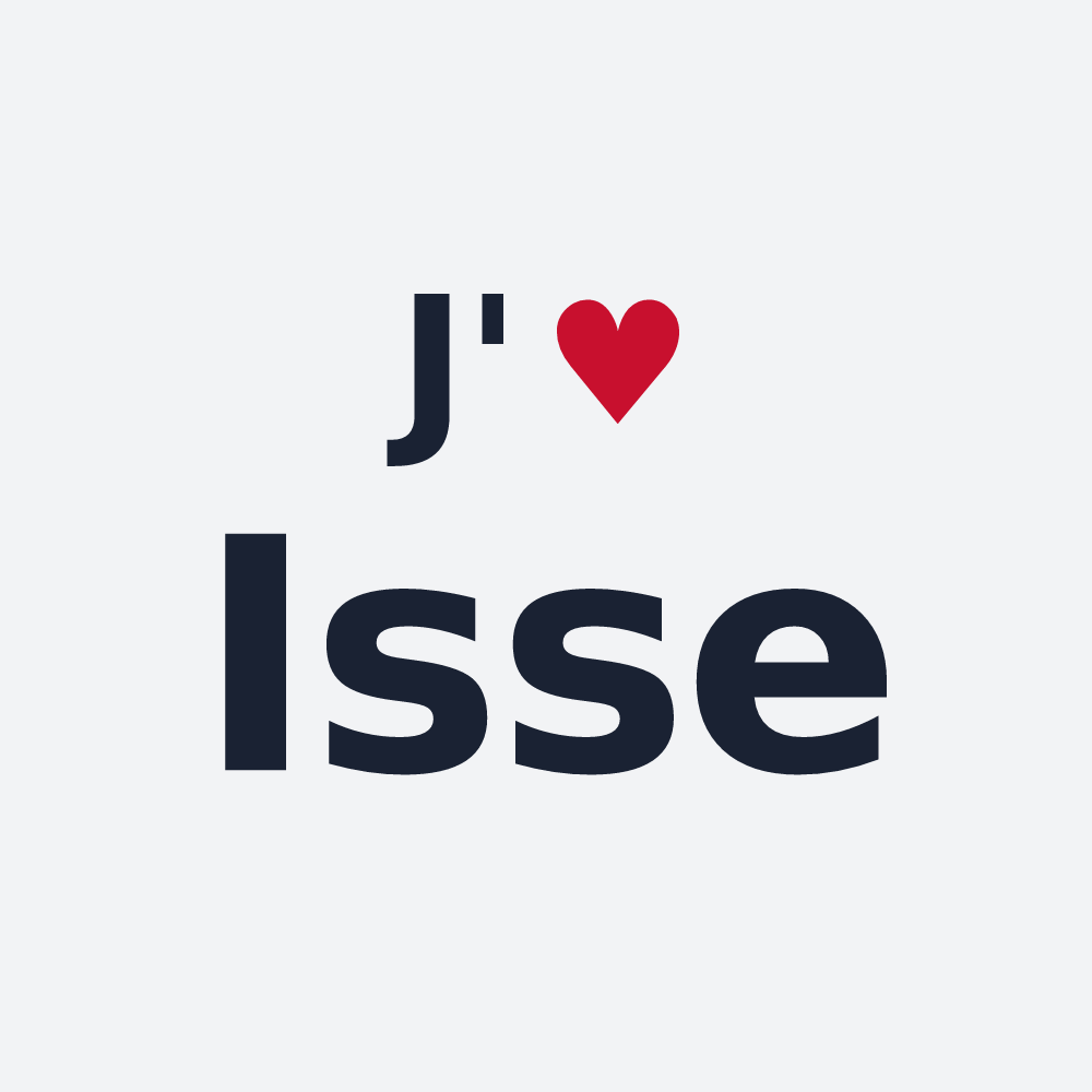 Poster personnalisé Isse — design J'aime Isse