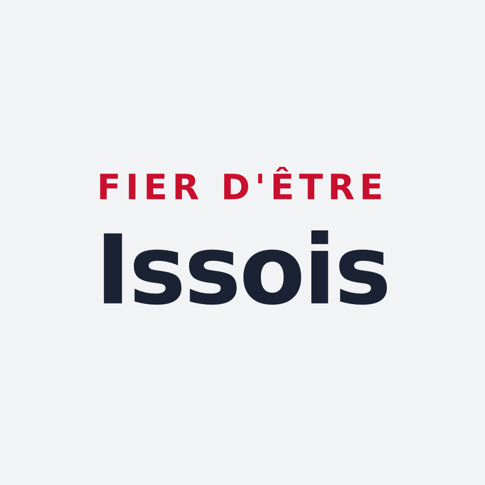 Poster « Fier d'être Issois » — design pour Isse
