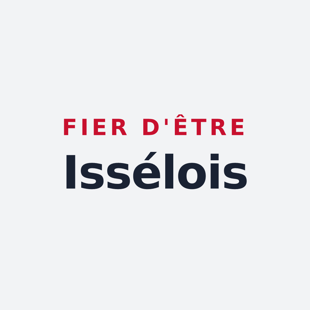 Poster « Fier d'être Issélois » — design pour Issel