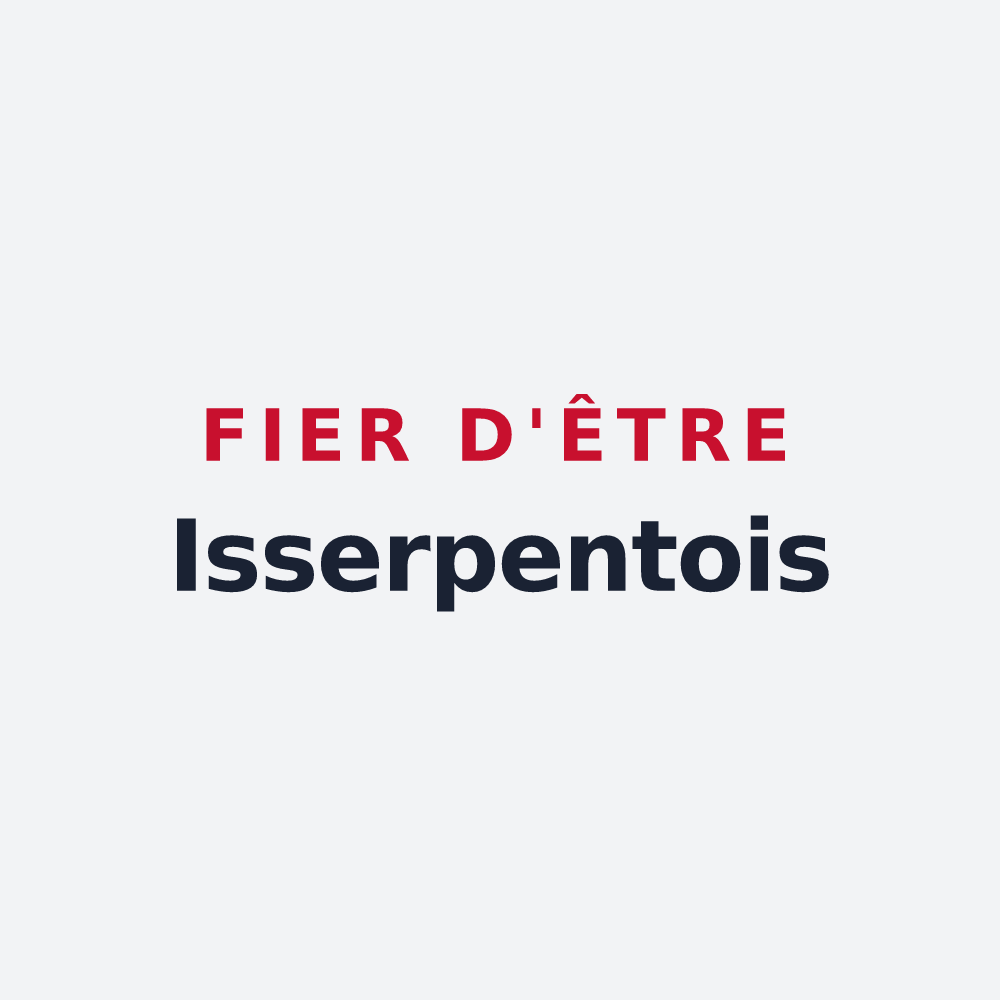 Poster « Fier d'être Isserpentois » — design pour Isserpent