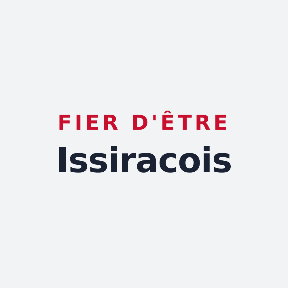 Poster « Fier d'être Issiracois » — design pour Issirac