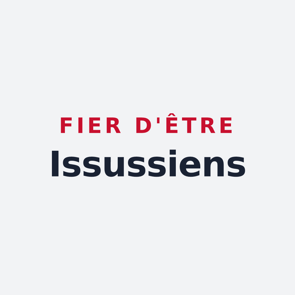 Poster « Fier d'être Issussiens » — design pour Issus