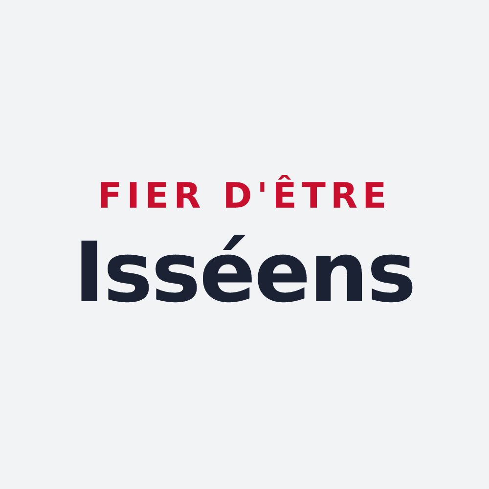 Poster « Fier d'être Isséens » — design pour Issy-les-Moulineaux