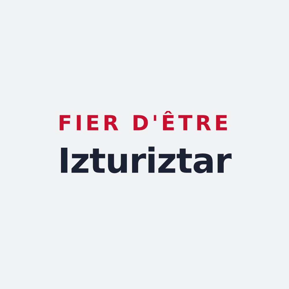 Poster « Fier d'être Izturiztar » — design pour Isturits