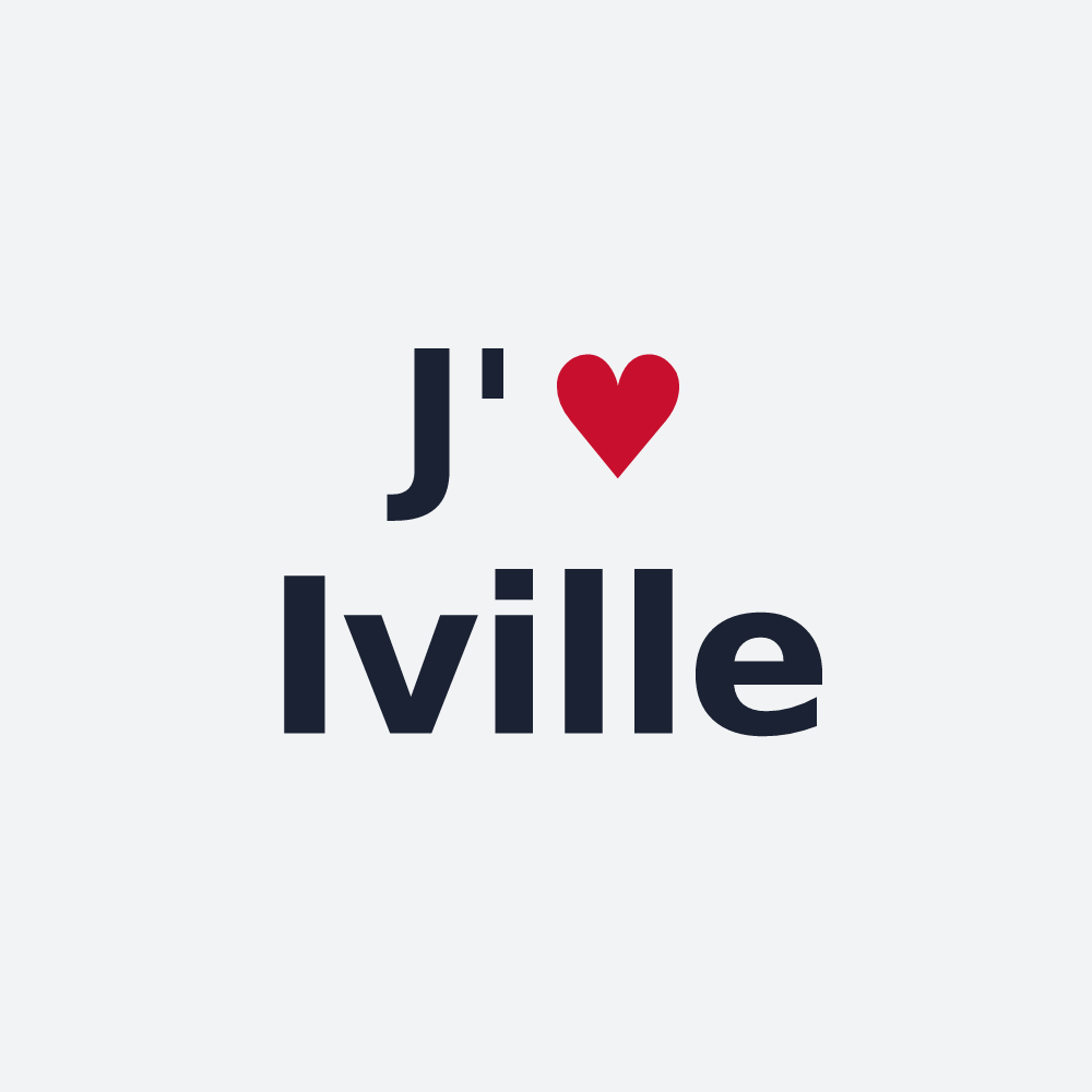 Poster personnalisé Iville — design J'aime Iville