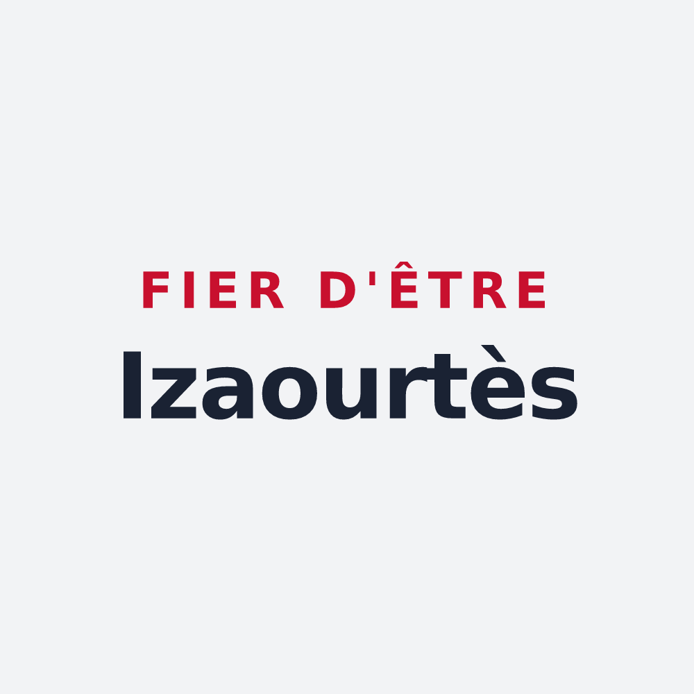 Poster « Fier d'être Izaourtès » — design pour Izaourt