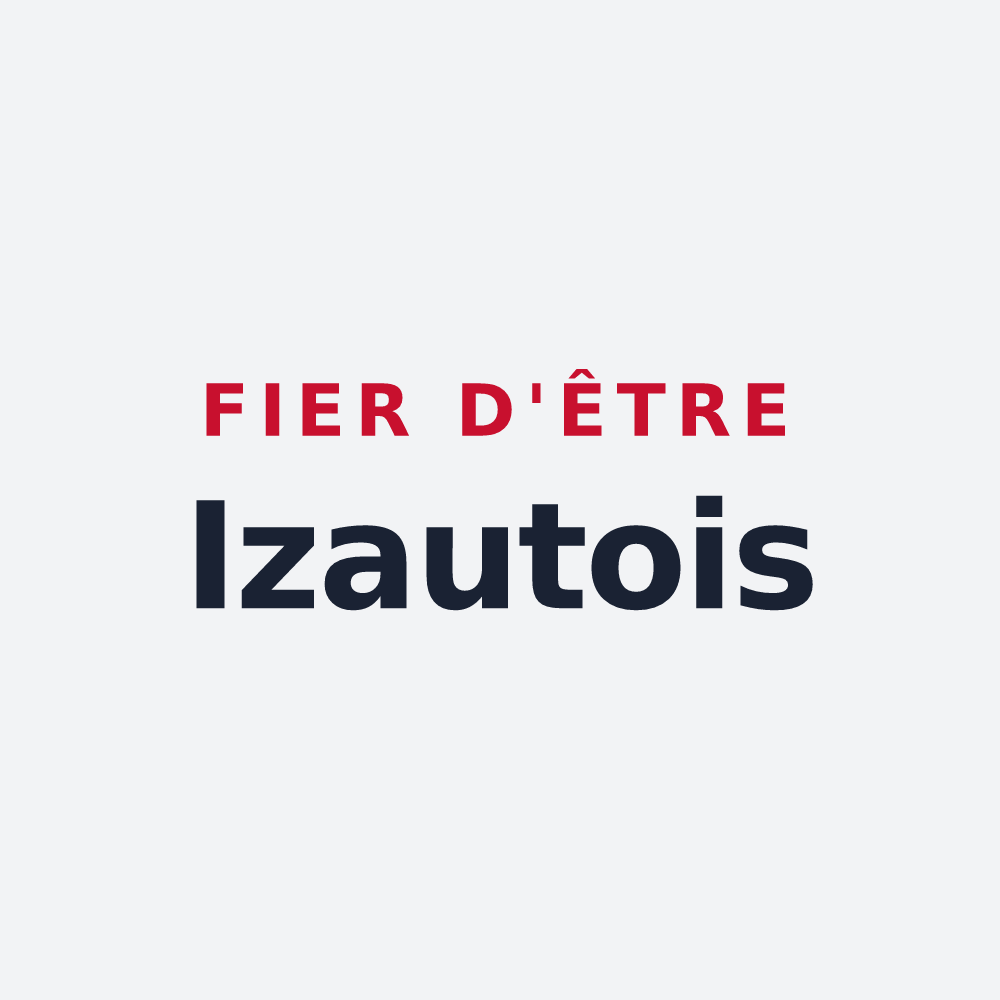 Poster « Fier d'être Izautois » — design pour Izaut-de-l'Hôtel
