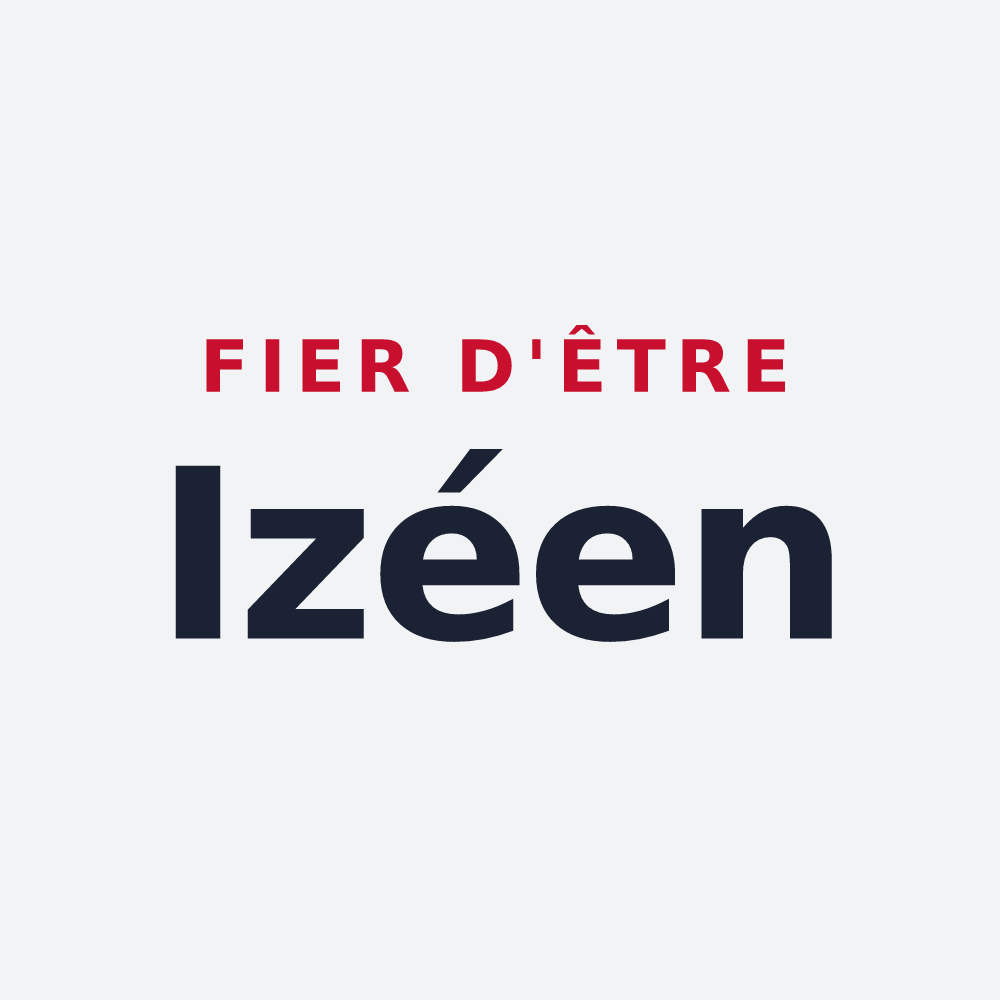 Poster « Fier d'être Izéen » — design pour Izé