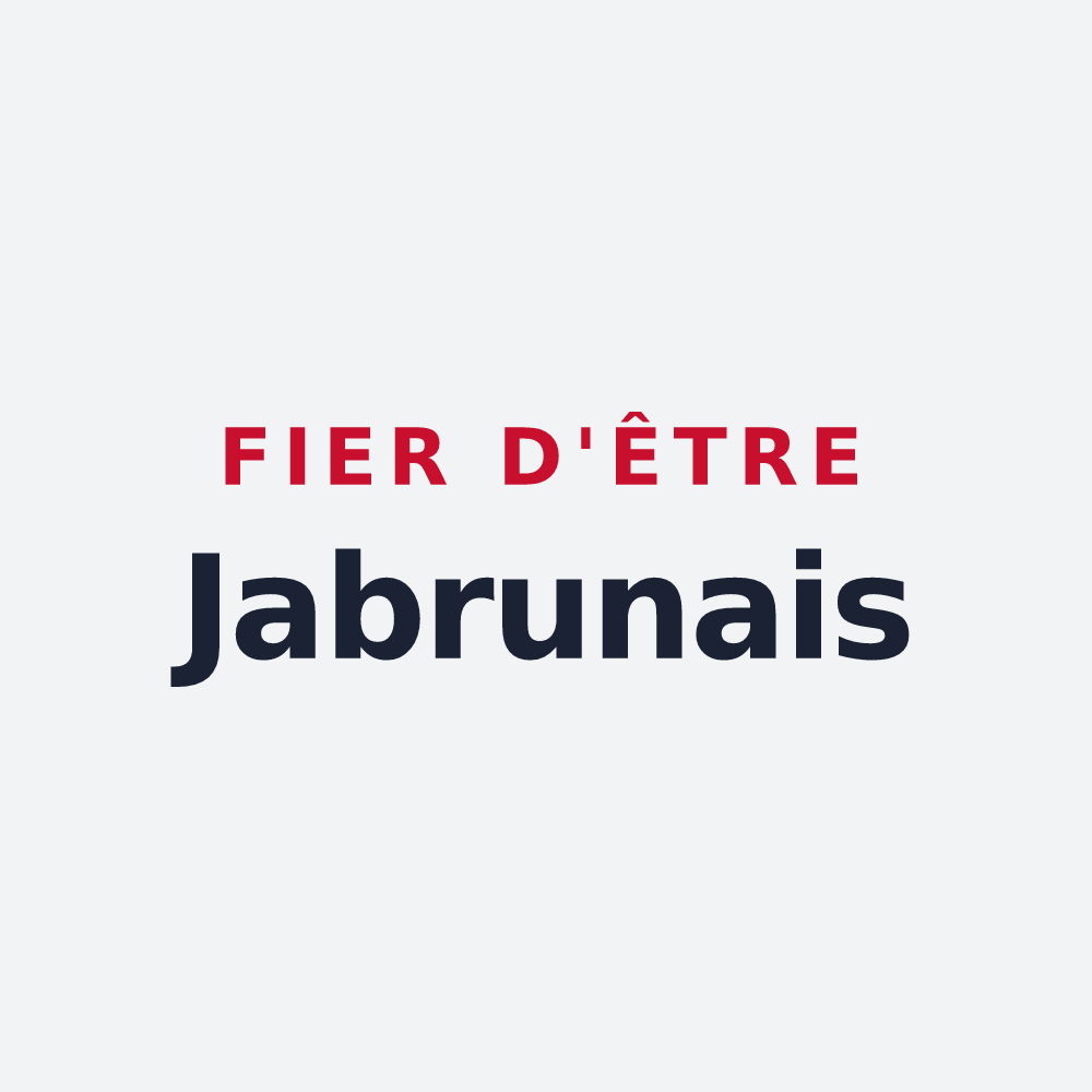 Poster « Fier d'être Jabrunais » — design pour Jabrun