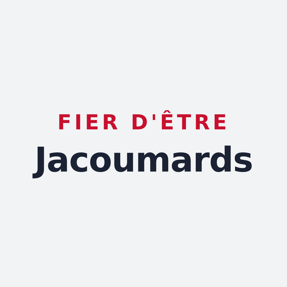Poster « Fier d'être Jacoumards » — design pour Jacou
