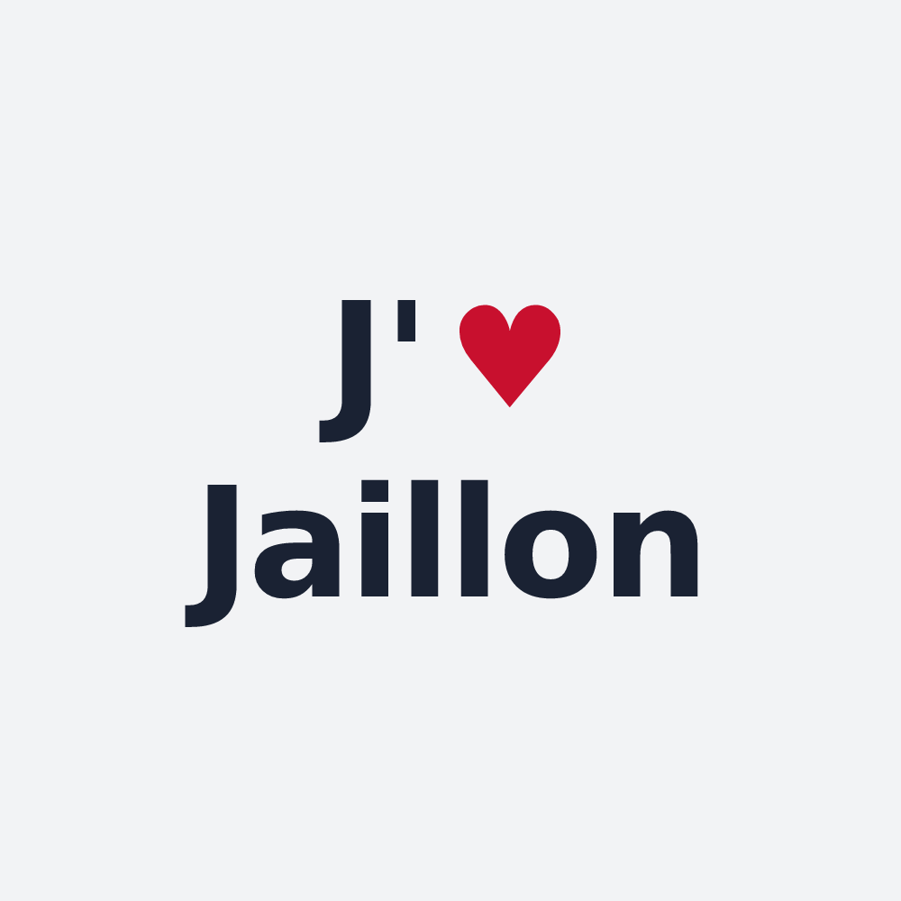 Poster personnalisé Jaillon — design J'aime Jaillon