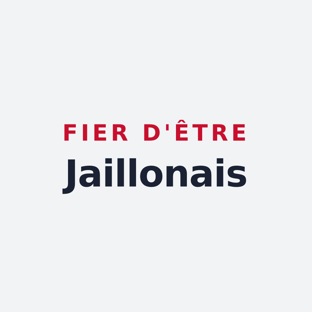 Poster « Fier d'être Jaillonais » — design pour Jaillon