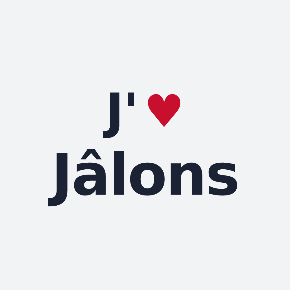 Poster personnalisé Jâlons — design J'aime Jâlons