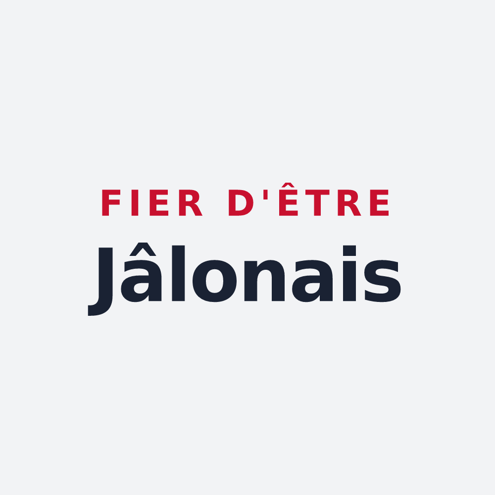 Poster « Fier d'être Jâlonais » — design pour Jâlons