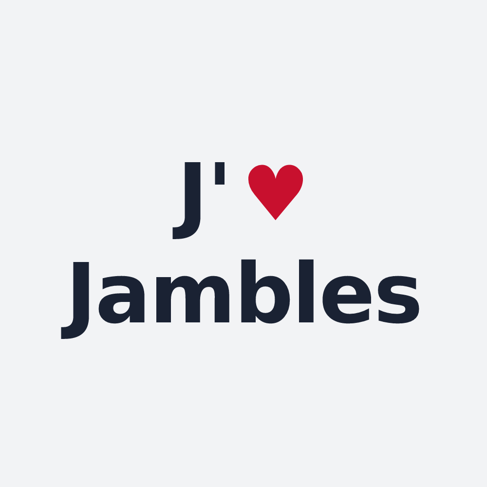 Poster personnalisé Jambles — design J'aime Jambles