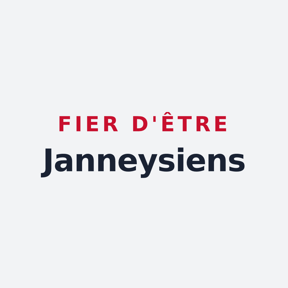 Poster « Fier d'être Janneysiens » — design pour Janneyrias