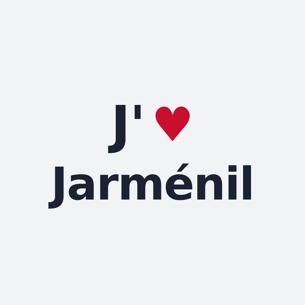 Poster personnalisé Jarménil — design J'aime Jarménil
