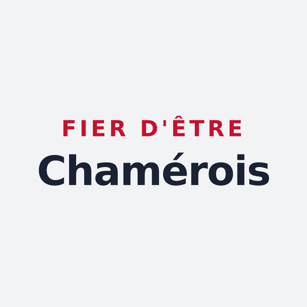 Poster « Fier d'être Chamérois » — design pour Jarménil