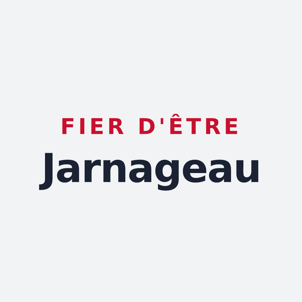 Poster « Fier d'être Jarnageau » — design pour Jarnages