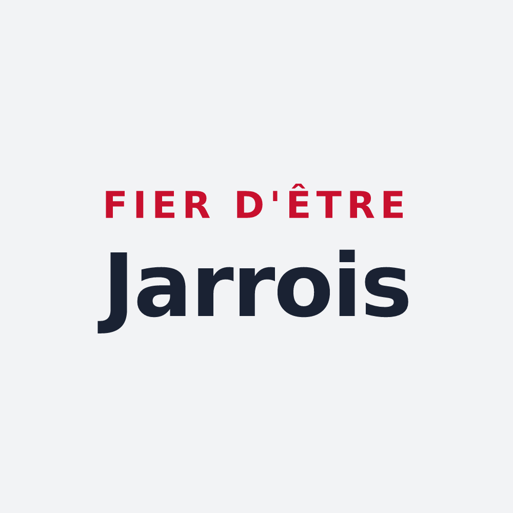 Poster « Fier d'être Jarrois » — design pour Jarrie