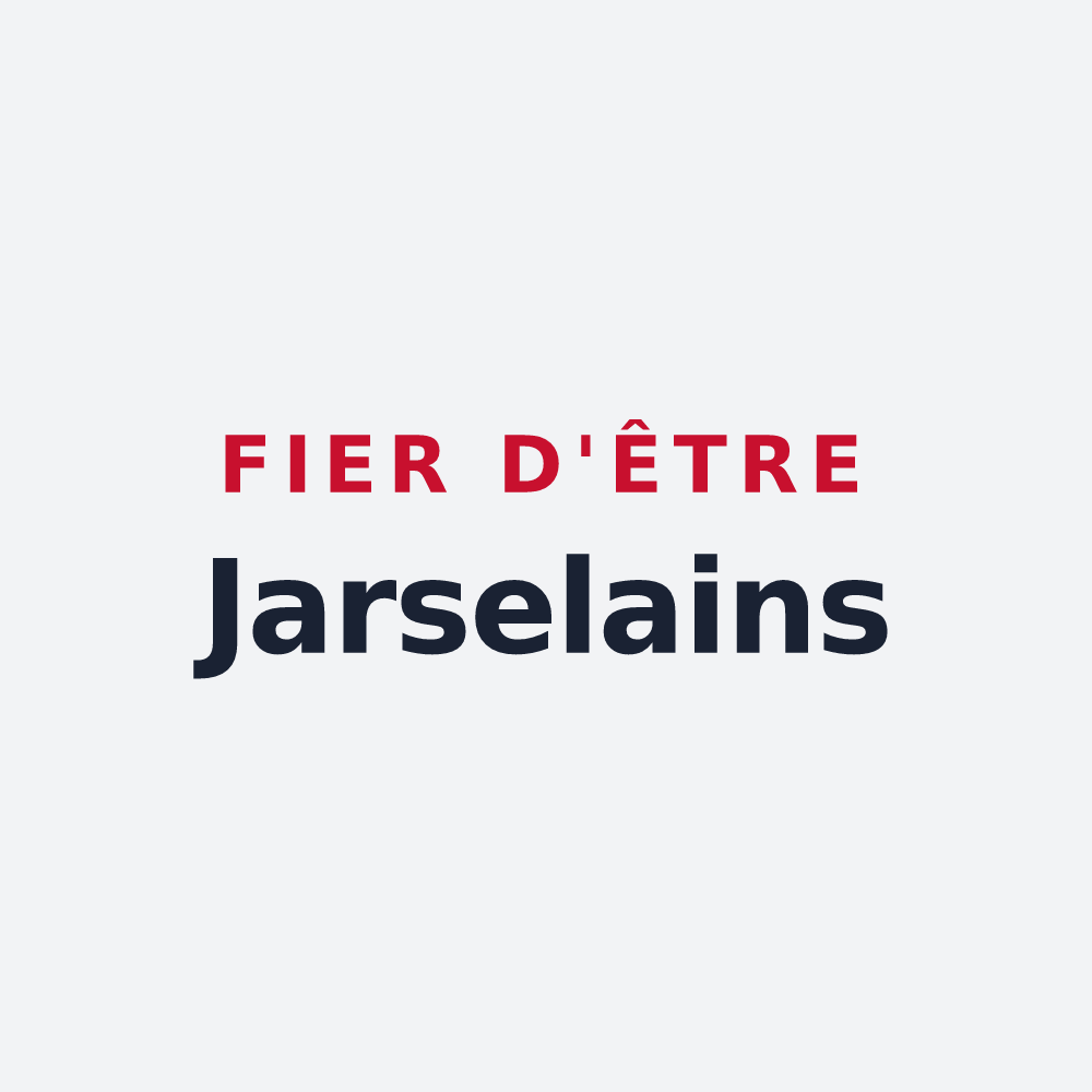 Poster « Fier d'être Jarselains » — design pour Jarsy