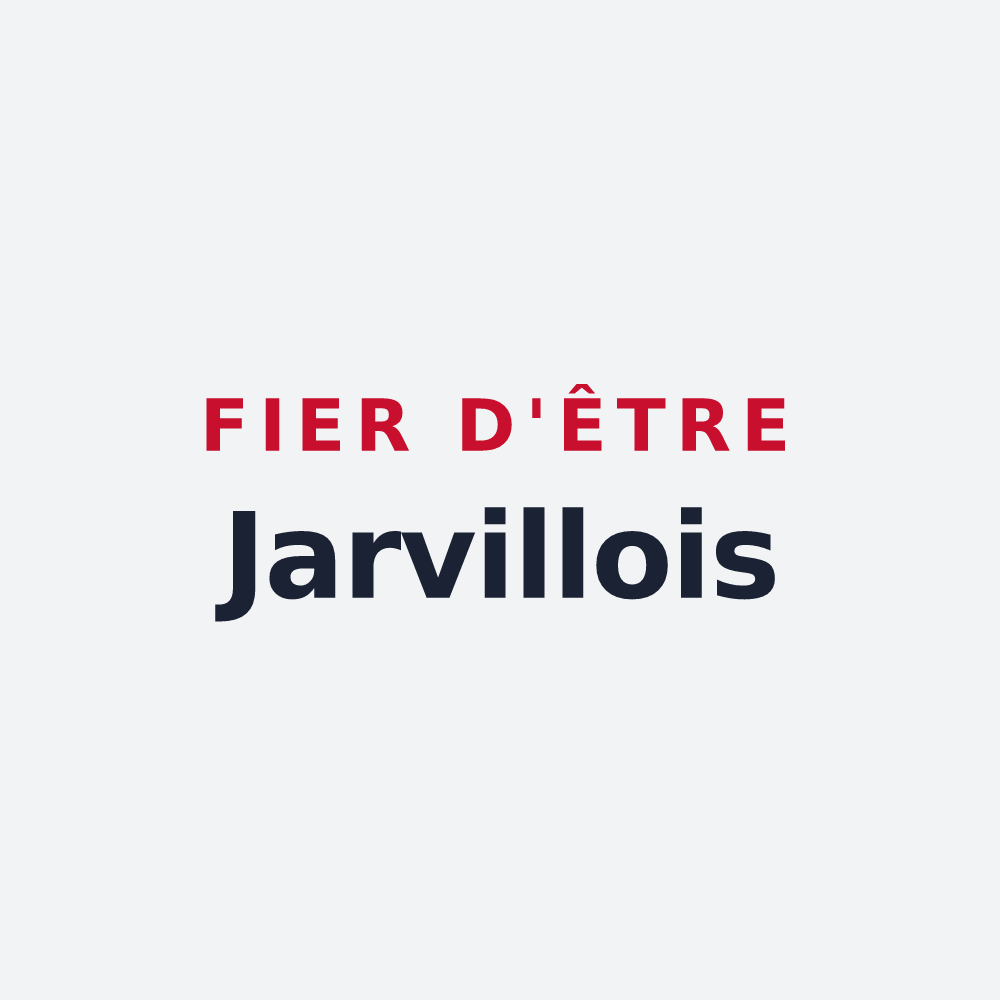 Poster « Fier d'être Jarvillois » — design pour Jarville-la-Malgrange