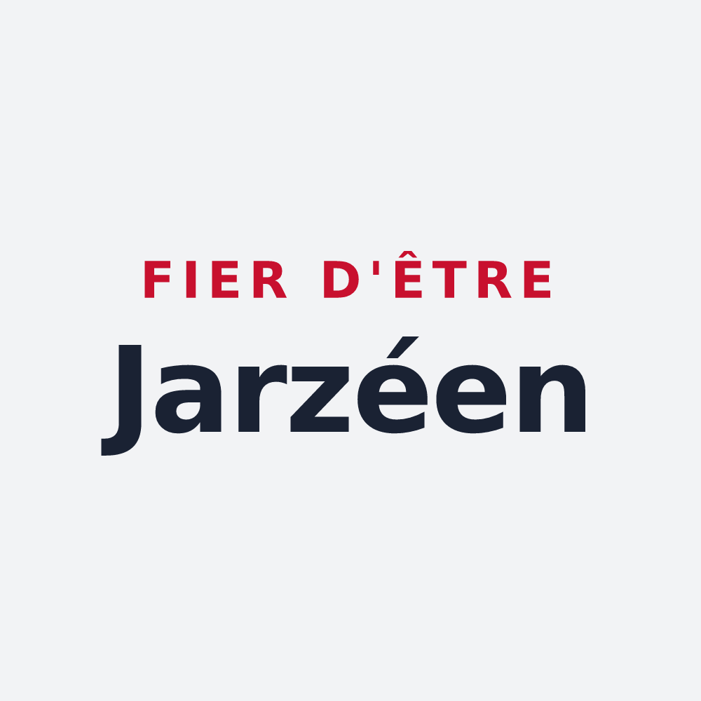 Poster « Fier d'être Jarzéen » — design pour Jarzé Villages