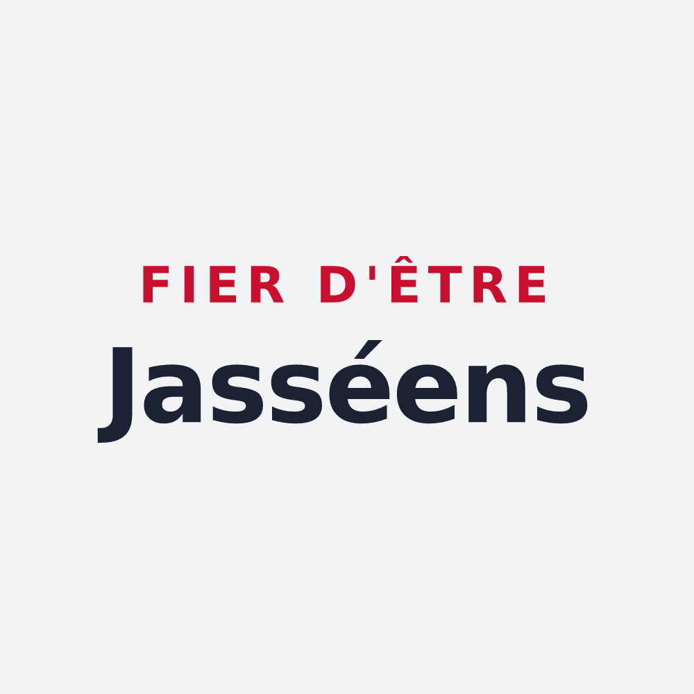 Poster « Fier d'être Jasséens » — design pour Jas