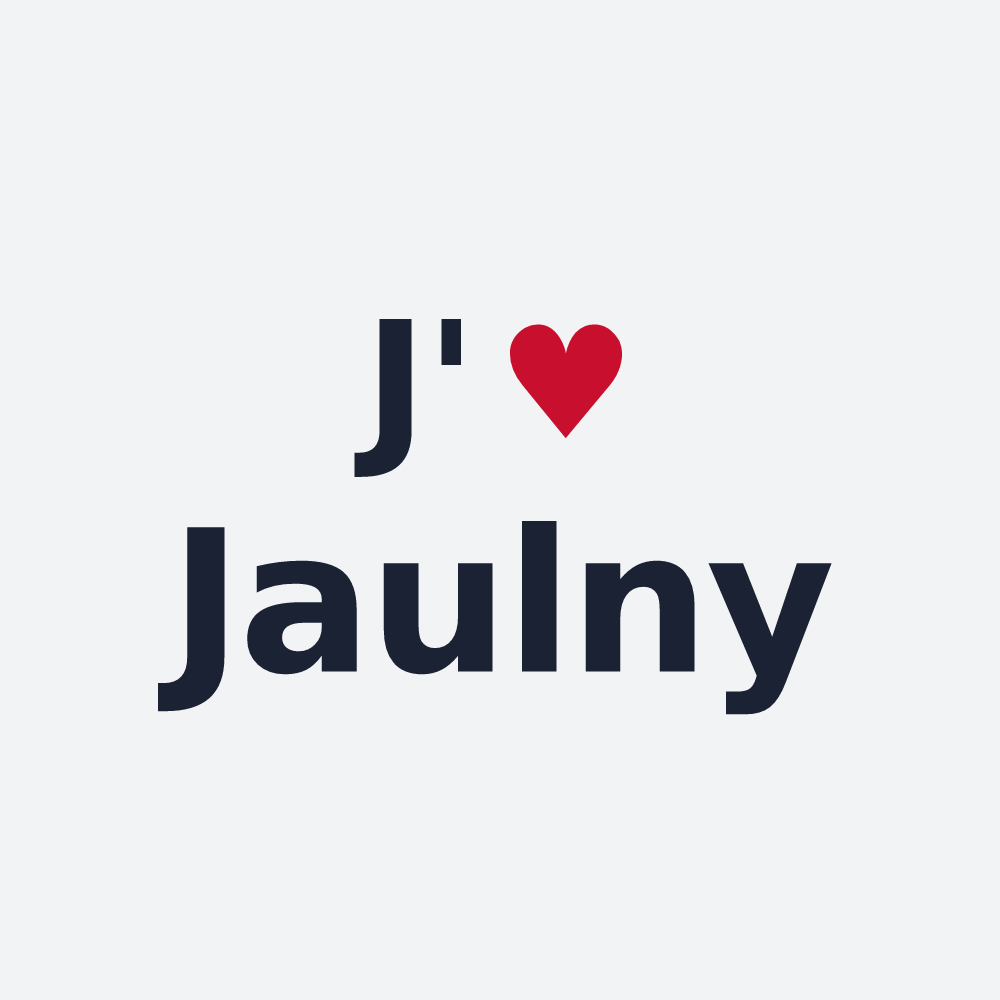 Poster personnalisé Jaulny — design J'aime Jaulny