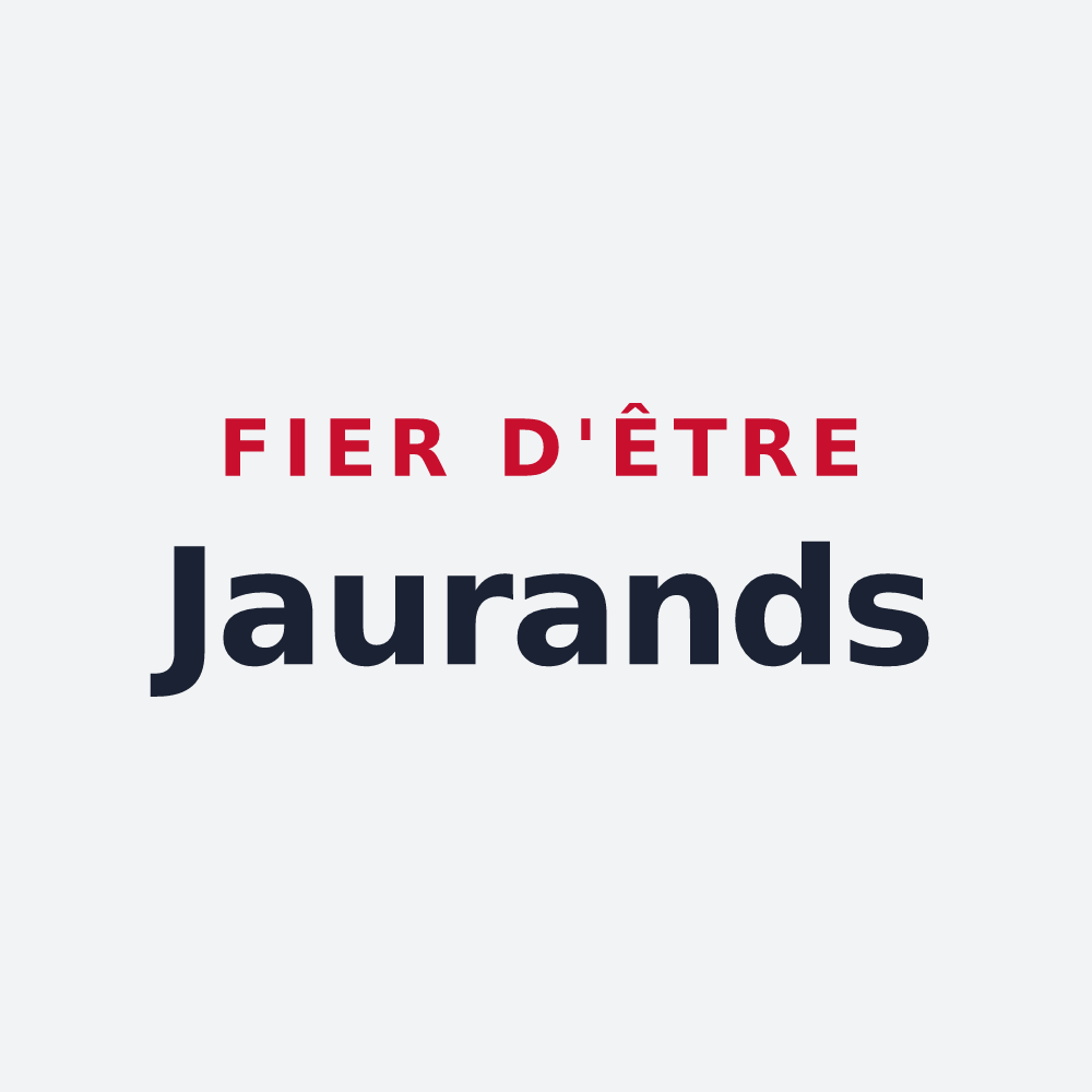 Poster « Fier d'être Jaurands » — design pour Jaure