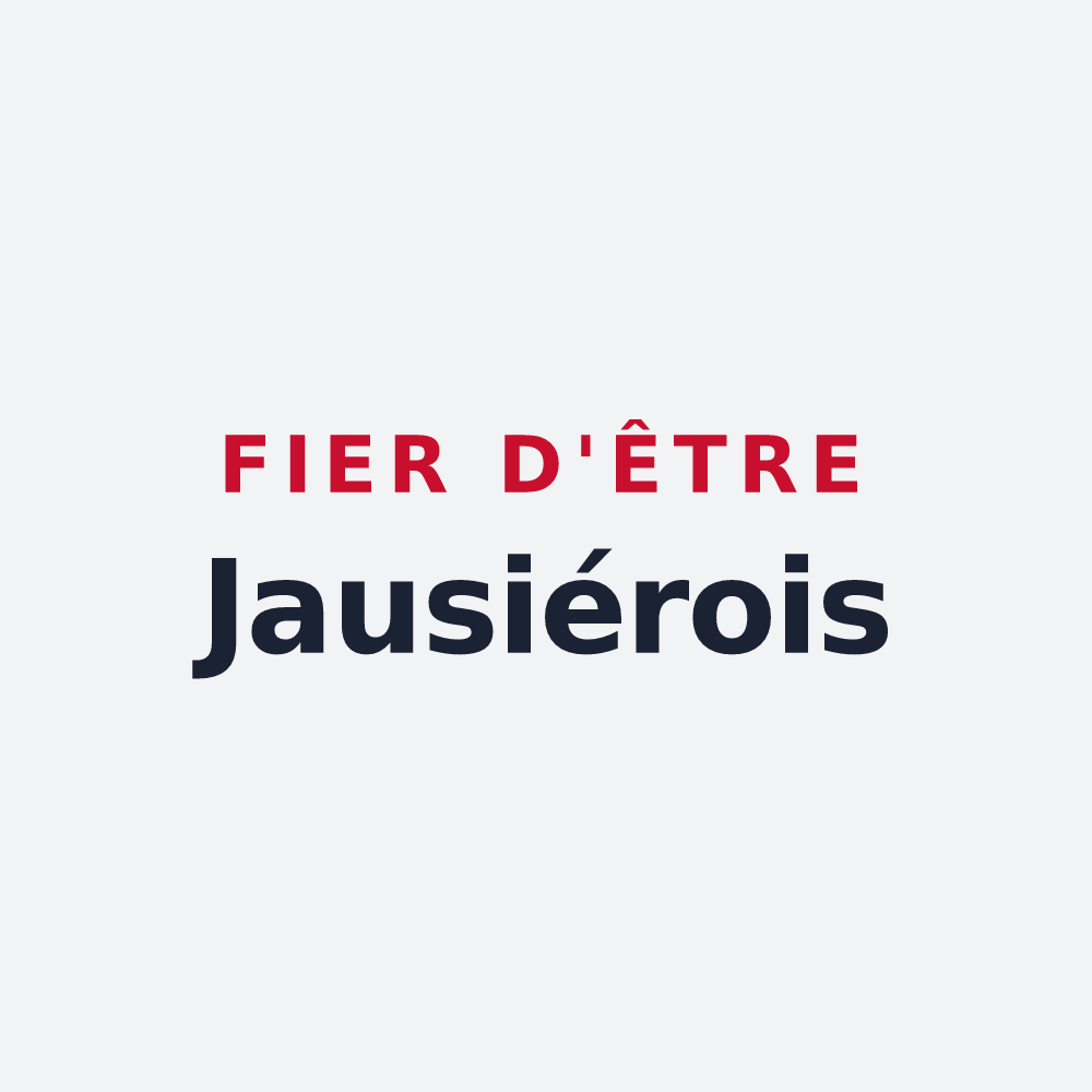 Poster « Fier d'être Jausiérois » — design pour Jausiers