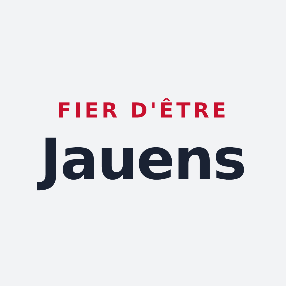 Poster « Fier d'être Jauens » — design pour Jaux