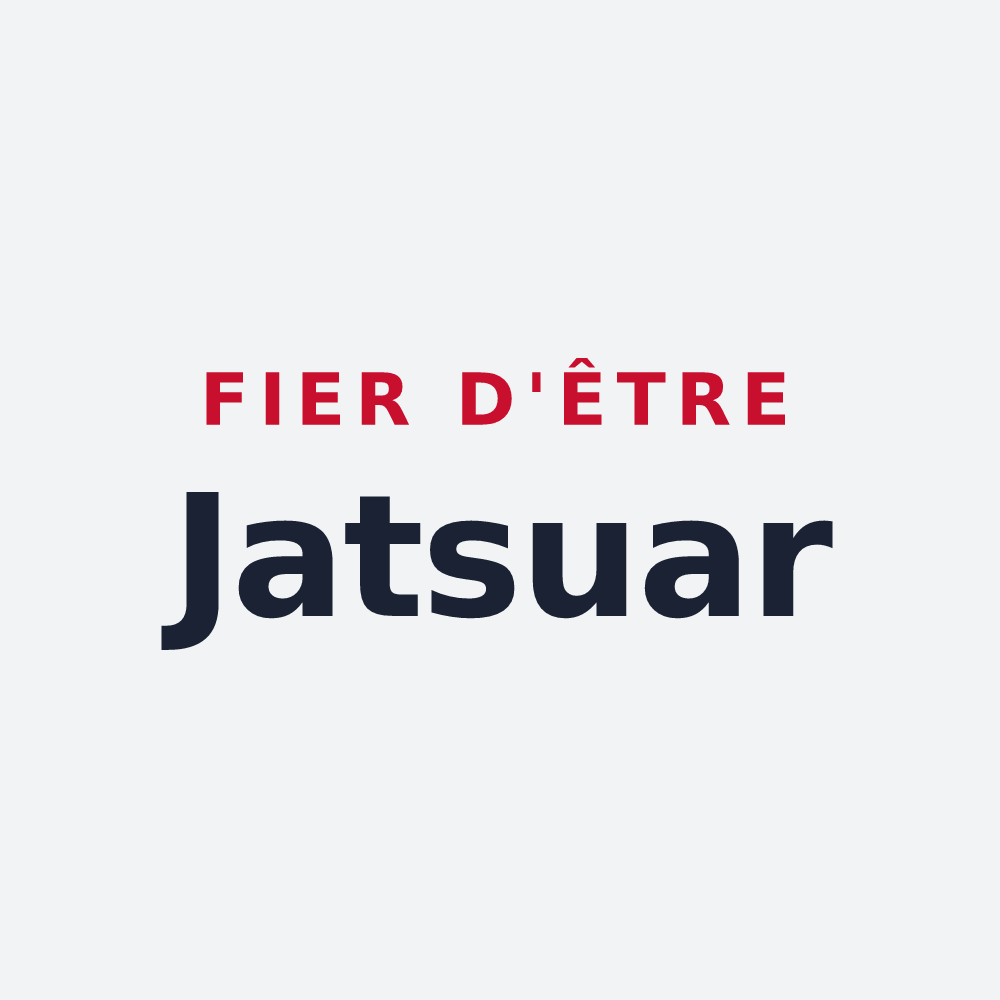 Poster « Fier d'être Jatsuar » — design pour Jaxu